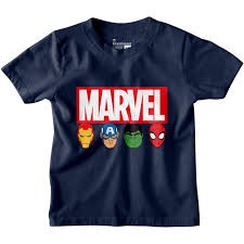 Superhero Print T-Shirt