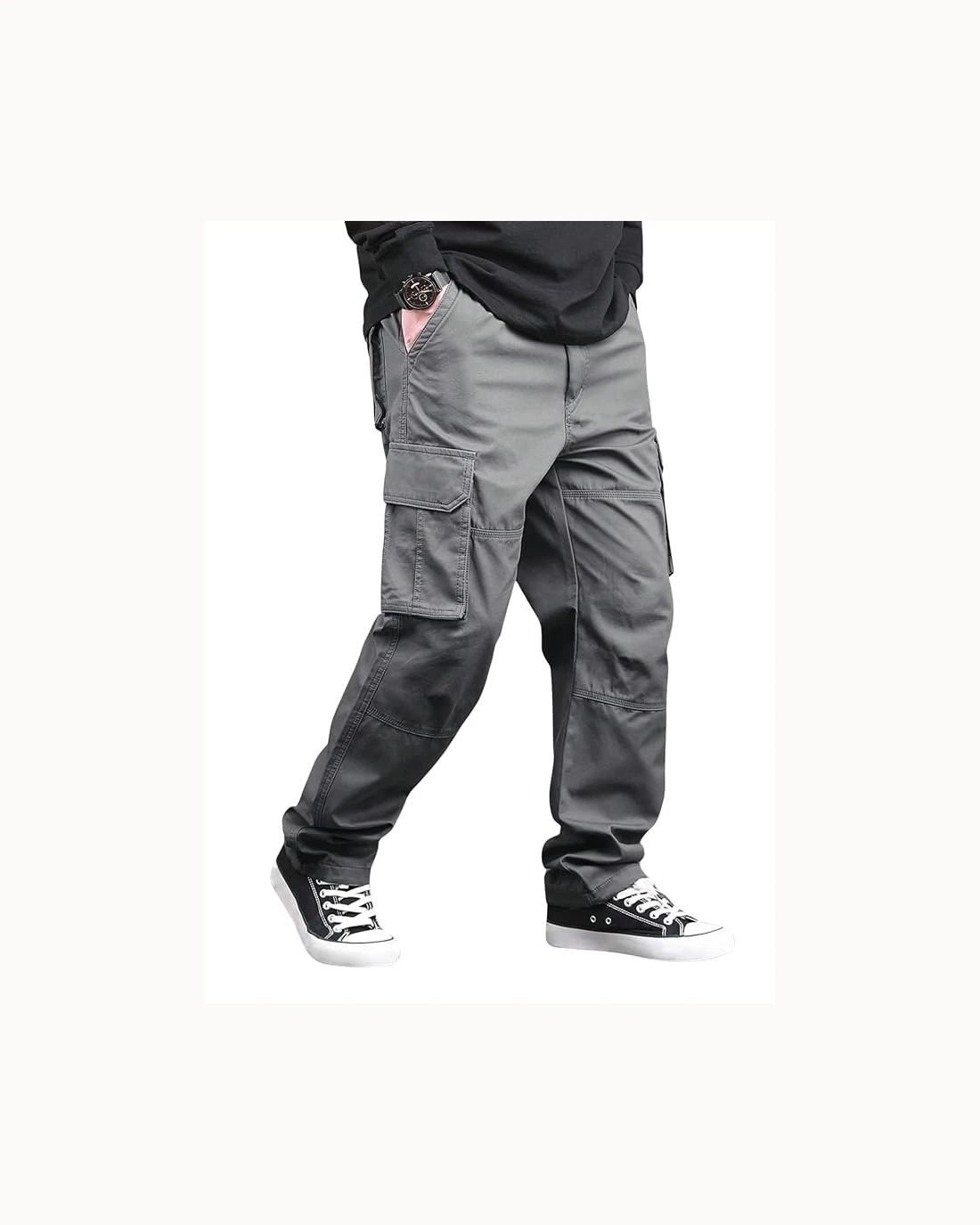 Lymio Men Cargo || Men Cargo Pants Cotton || Casual Cargos Pant (Cargo-46-49)