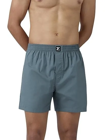 XYXX Men's Volt Relaxed Fit Cotton Solid Inner Boxer with No Marks Waistband