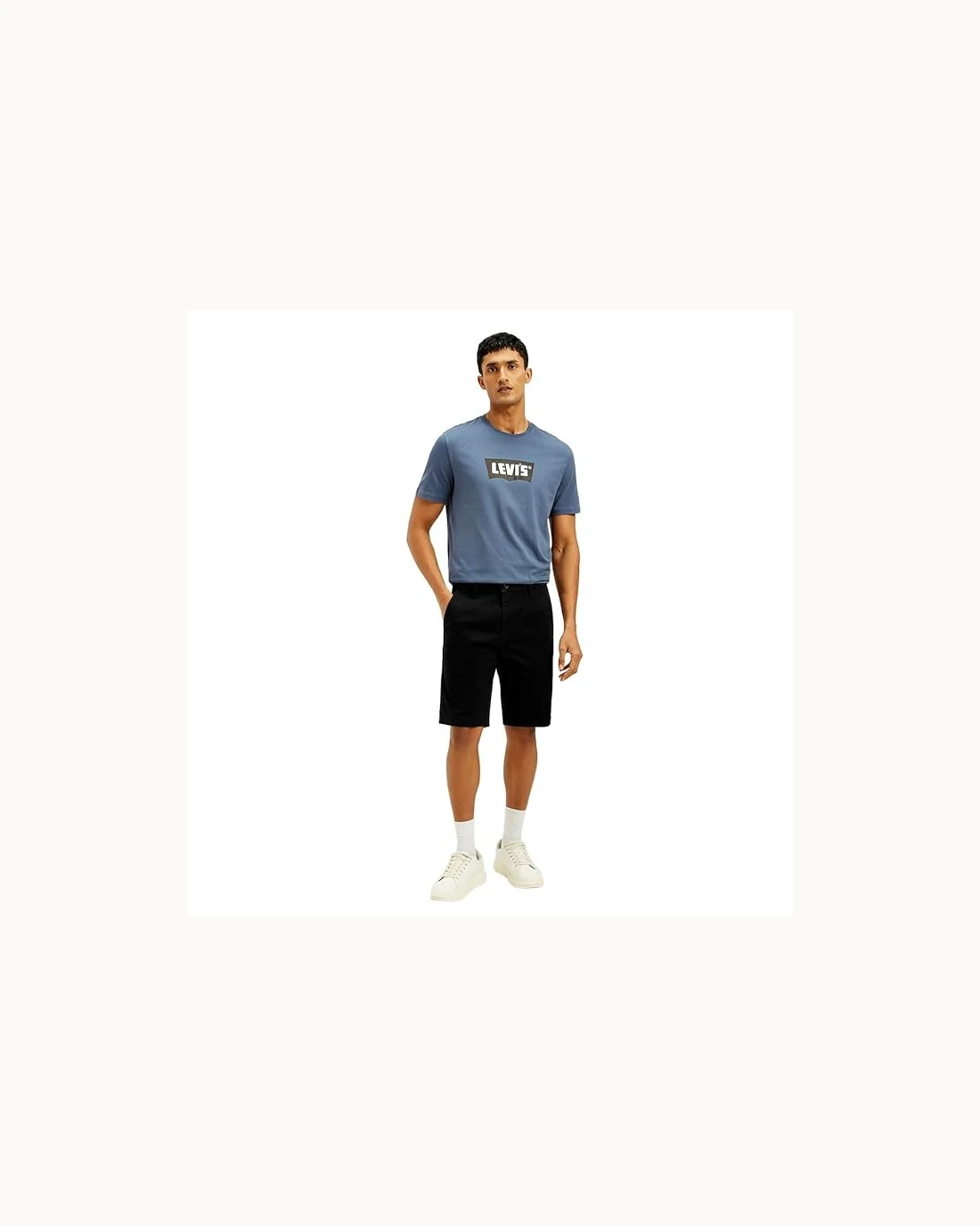 Levi's Men's Black Tapered Shorts