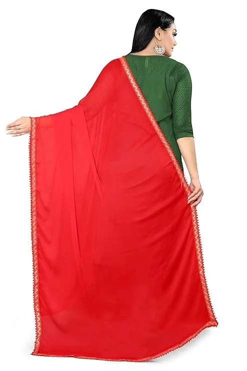 EBADAT Dupatta for Women | Universal Size Scarf for Women | Stylish Printed Chunni | Soft & Skin-Friendly Stole/Lace Cotton Dupatta for Girls with Tassel Work | Comfortable for All Sessions