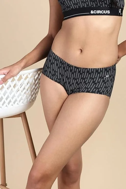 &Circus Women's Puresoft Bare Hipster | Mid Rise Panties for Women Seamless Underwear Women